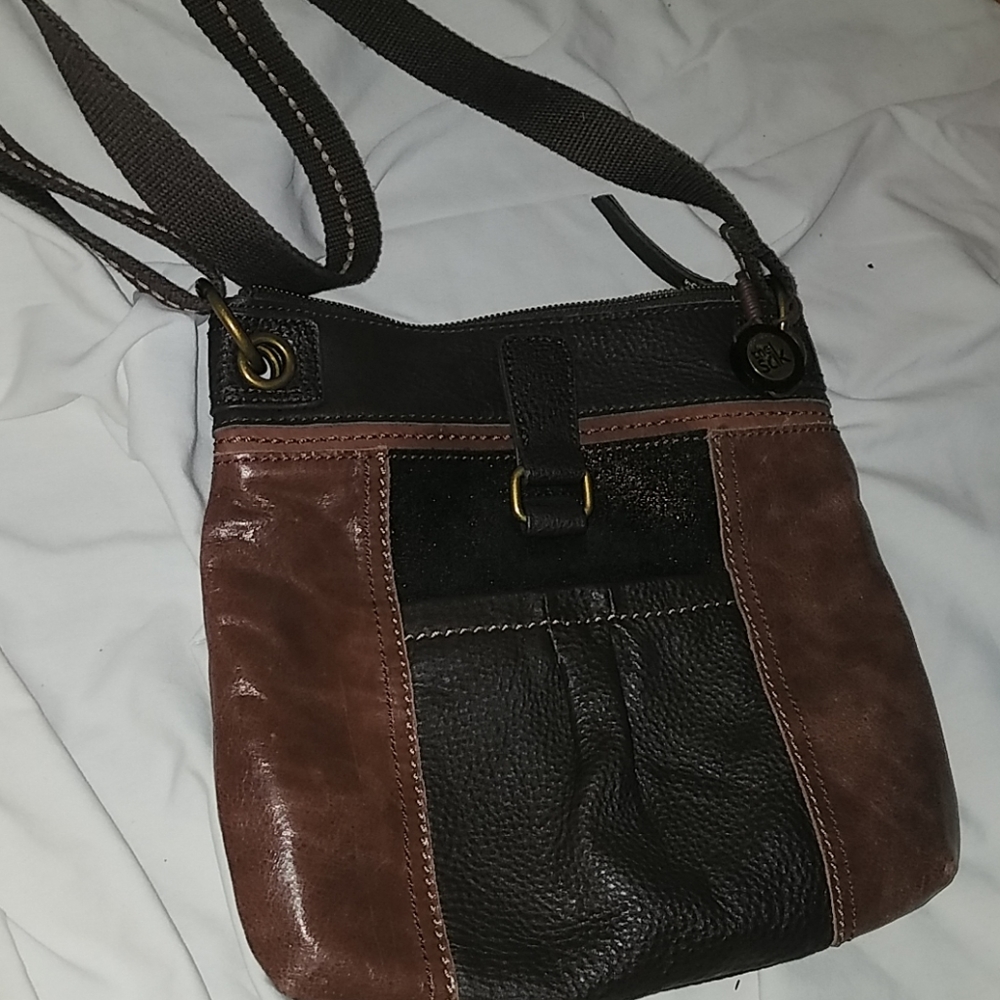 The Sak two tone brown bag